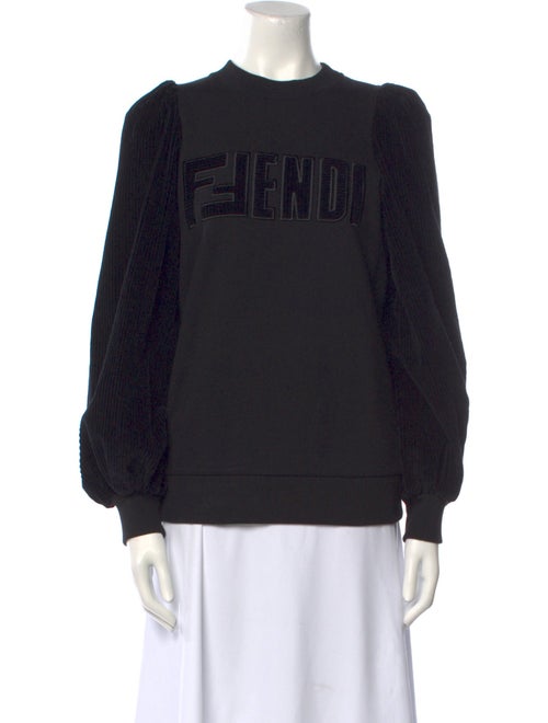 Fendi Graphic Print Crew Neck Sweatshirt