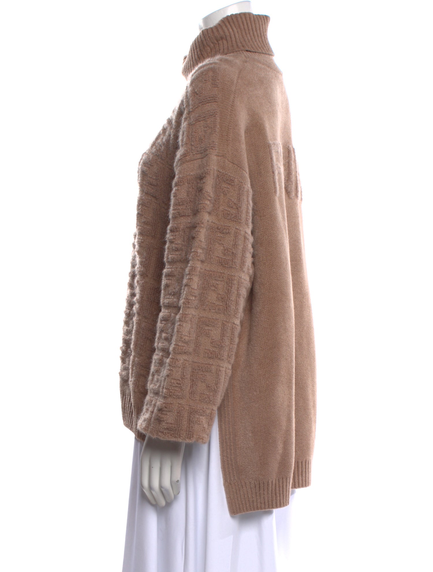 Fendi Nylon Turtleneck Sweater