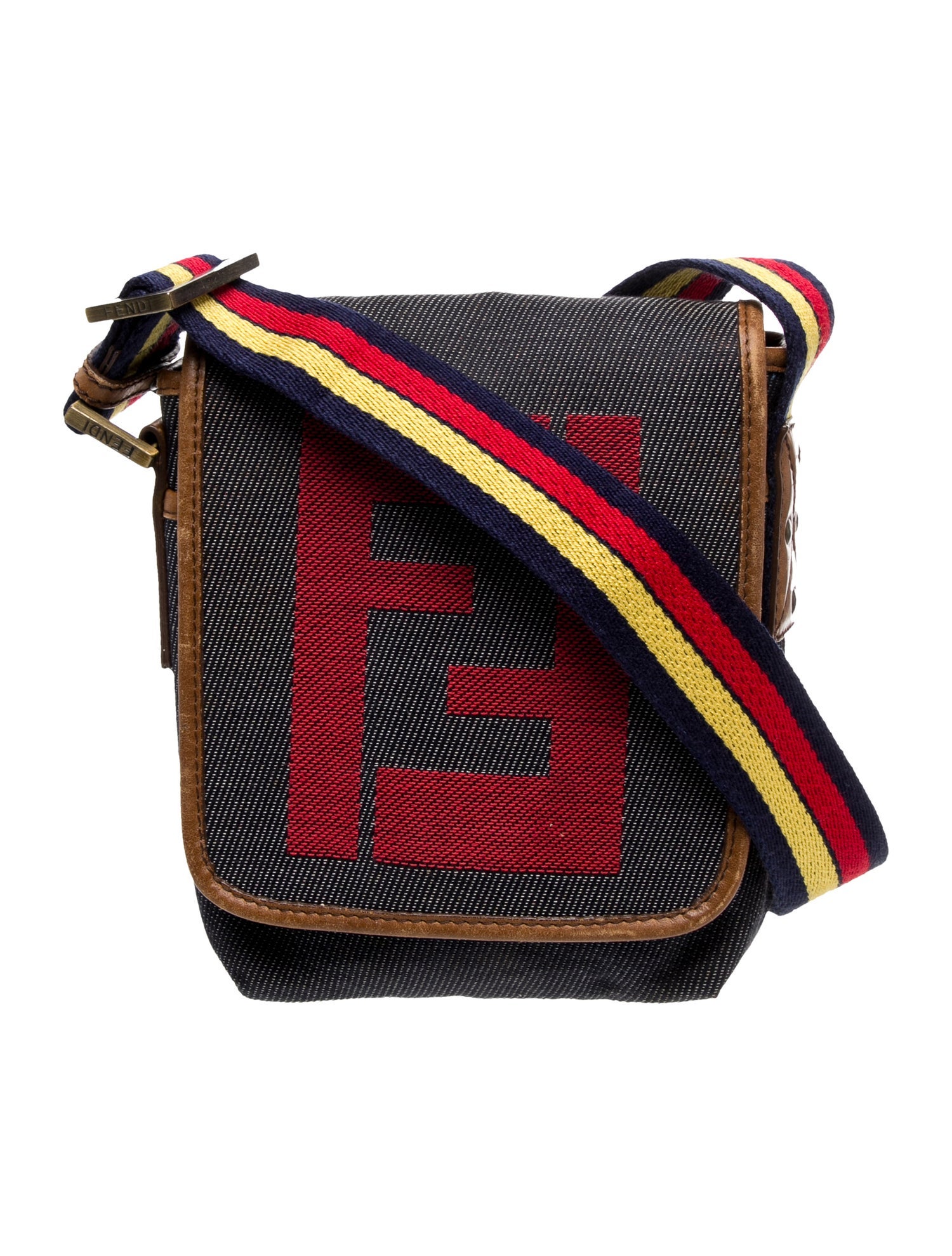 Fendi Denim Messenger Bag