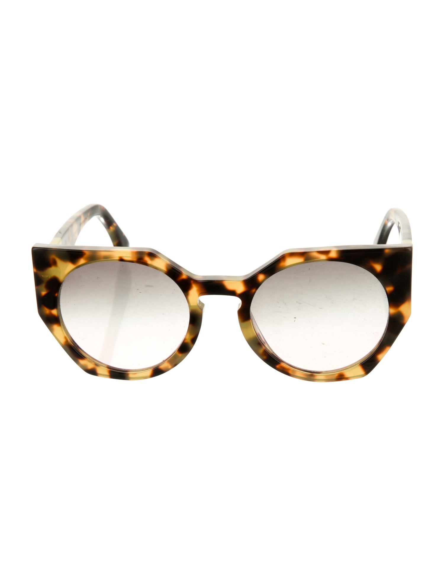 Fendi Cat-Eye Mirrored Sunglasses