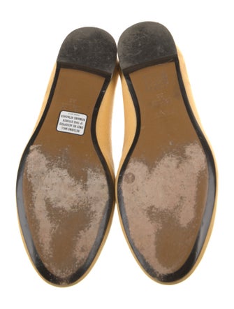 Fendi Saffiano Leather Flats