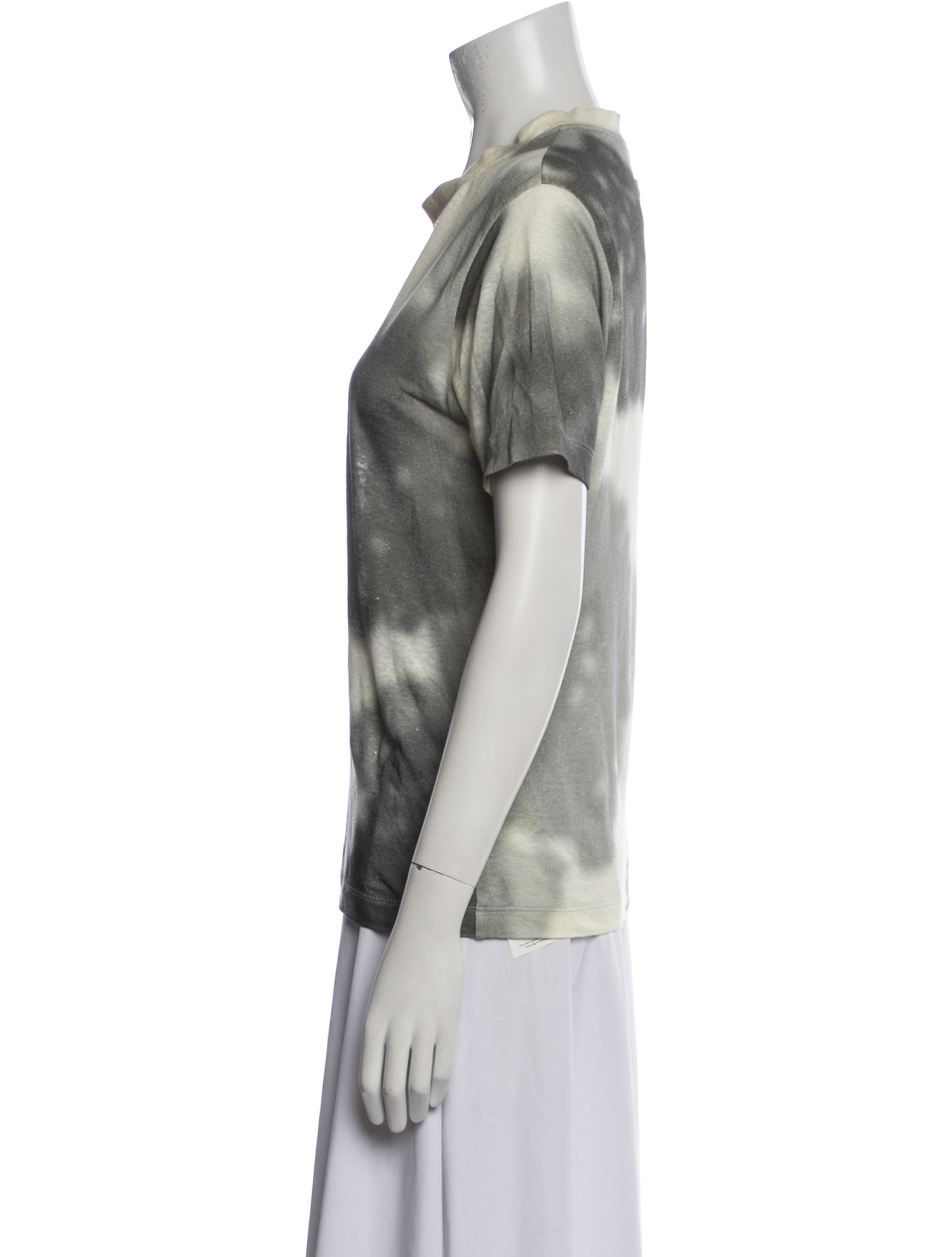 Fendi Tie-Dye Print Crew Neck T-Shirt