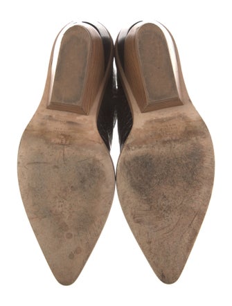 Fendi Crocodile Patterned Boots