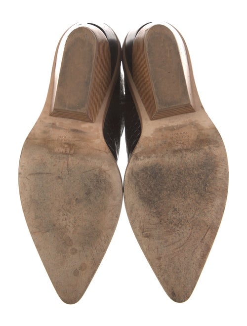 Fendi Crocodile Patterned Boots