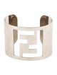 Fendi Wide Logo Cuff Bracelet