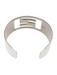 Fendi Wide Logo Cuff Bracelet