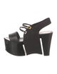 Fendi Leather Slingback Sandals
