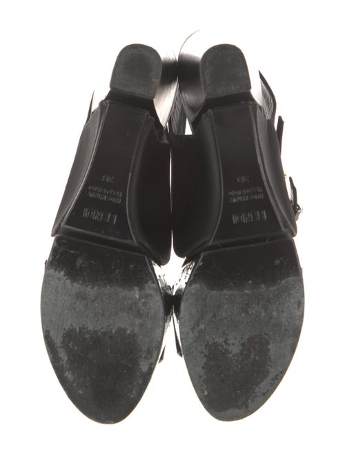 Fendi Leather Slingback Sandals