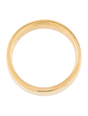 Fendi Enamel Logo Band Ring