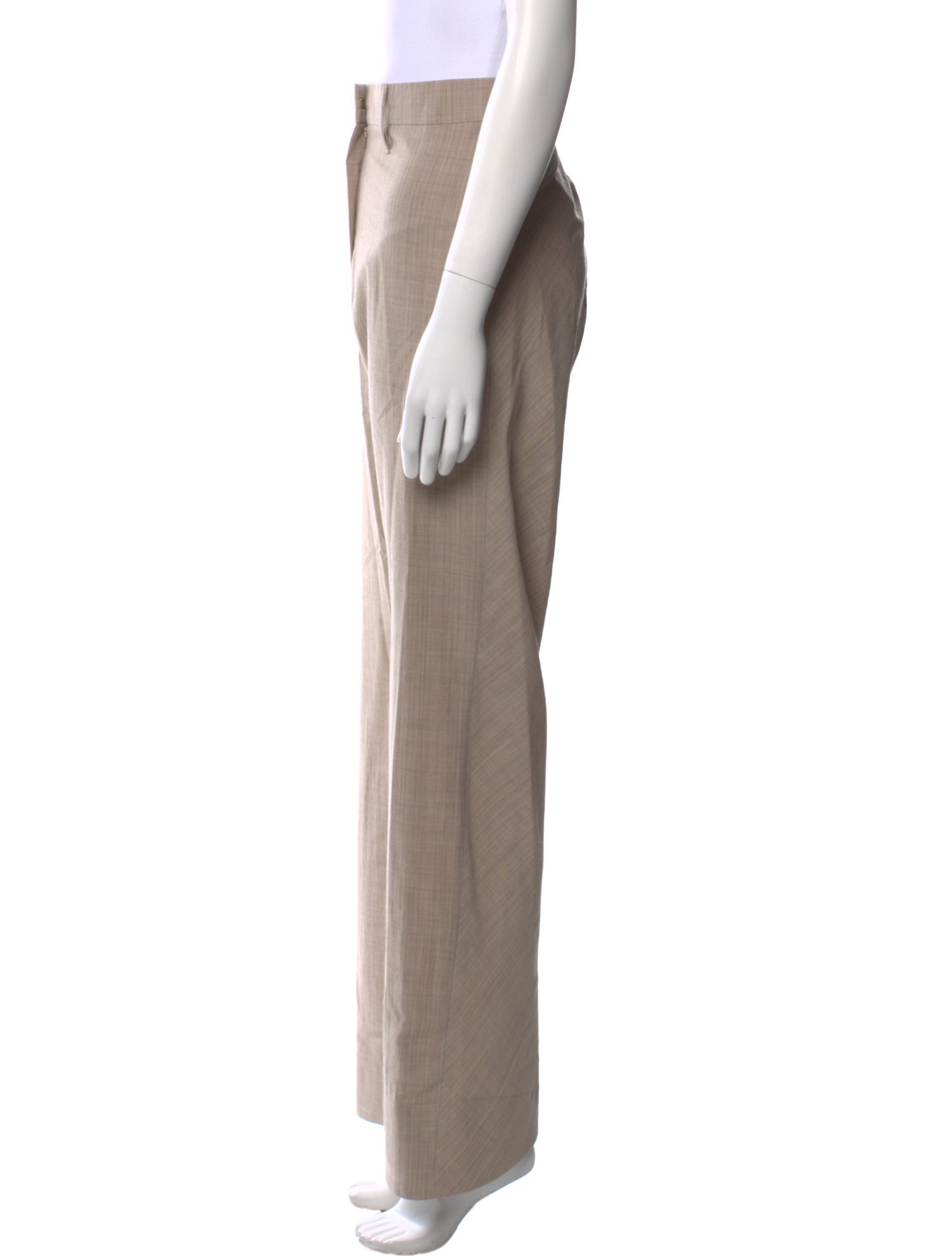 Fendi Wool Wide Leg Pants