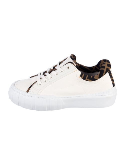 Fendi Zucca FF Logo Canvas Sneakers