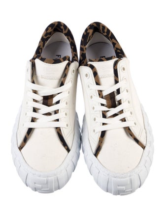 Fendi Zucca FF Logo Canvas Sneakers
