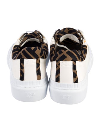 Fendi Zucca FF Logo Canvas Sneakers