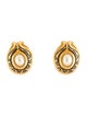 Fendi Faux Pearl Stud Earrings