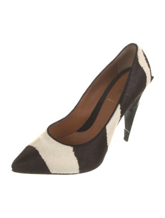 Fendi Ponyhair Printed Pumps