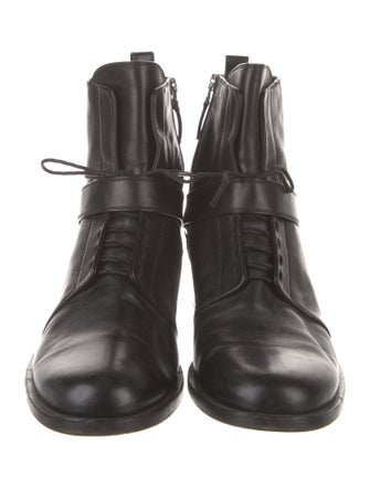 Fendi Leather Moto Boots