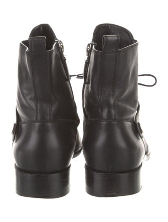 Fendi Leather Moto Boots