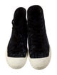 Fendi Zucca FF Logo Velvet Sneakers