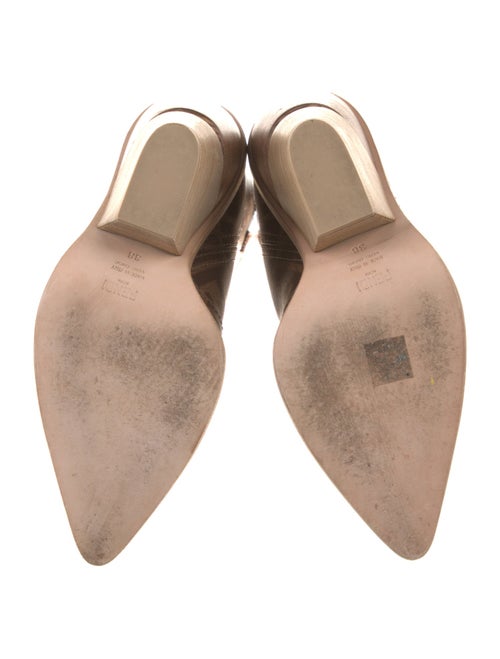 Fendi Zucca FF Logo Leather Boots