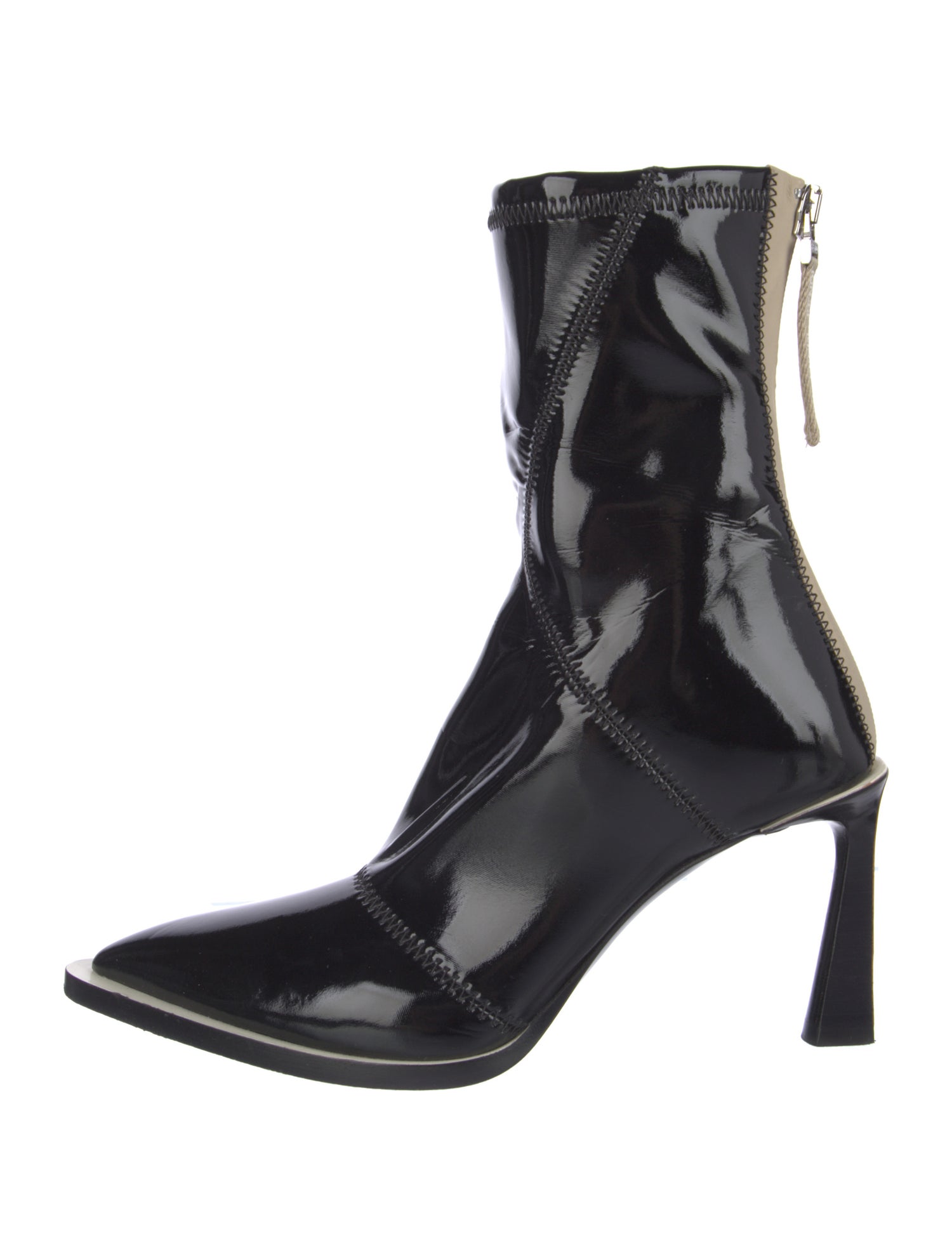 Fendi Patent Leather Sock Boots
