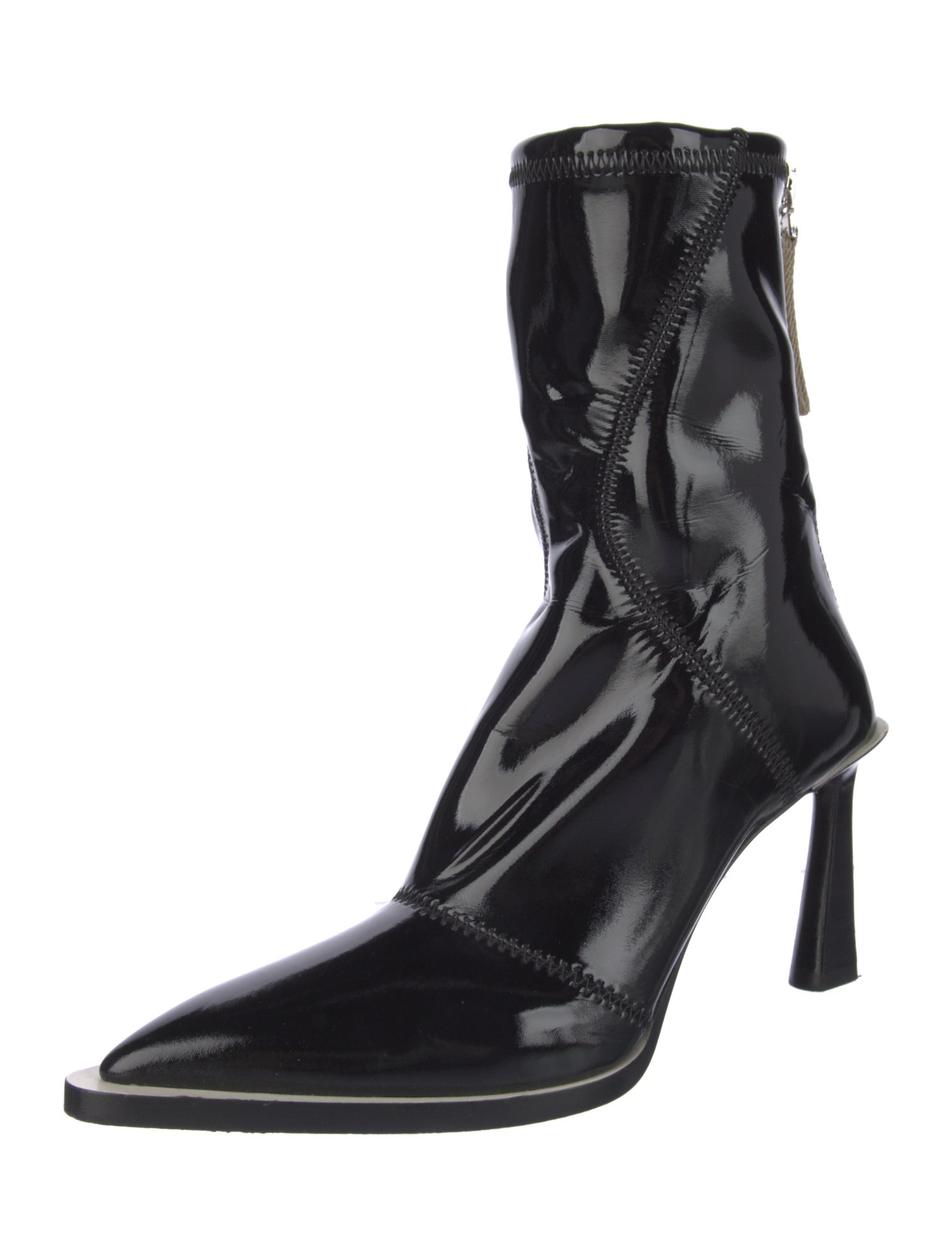 Fendi Patent Leather Sock Boots