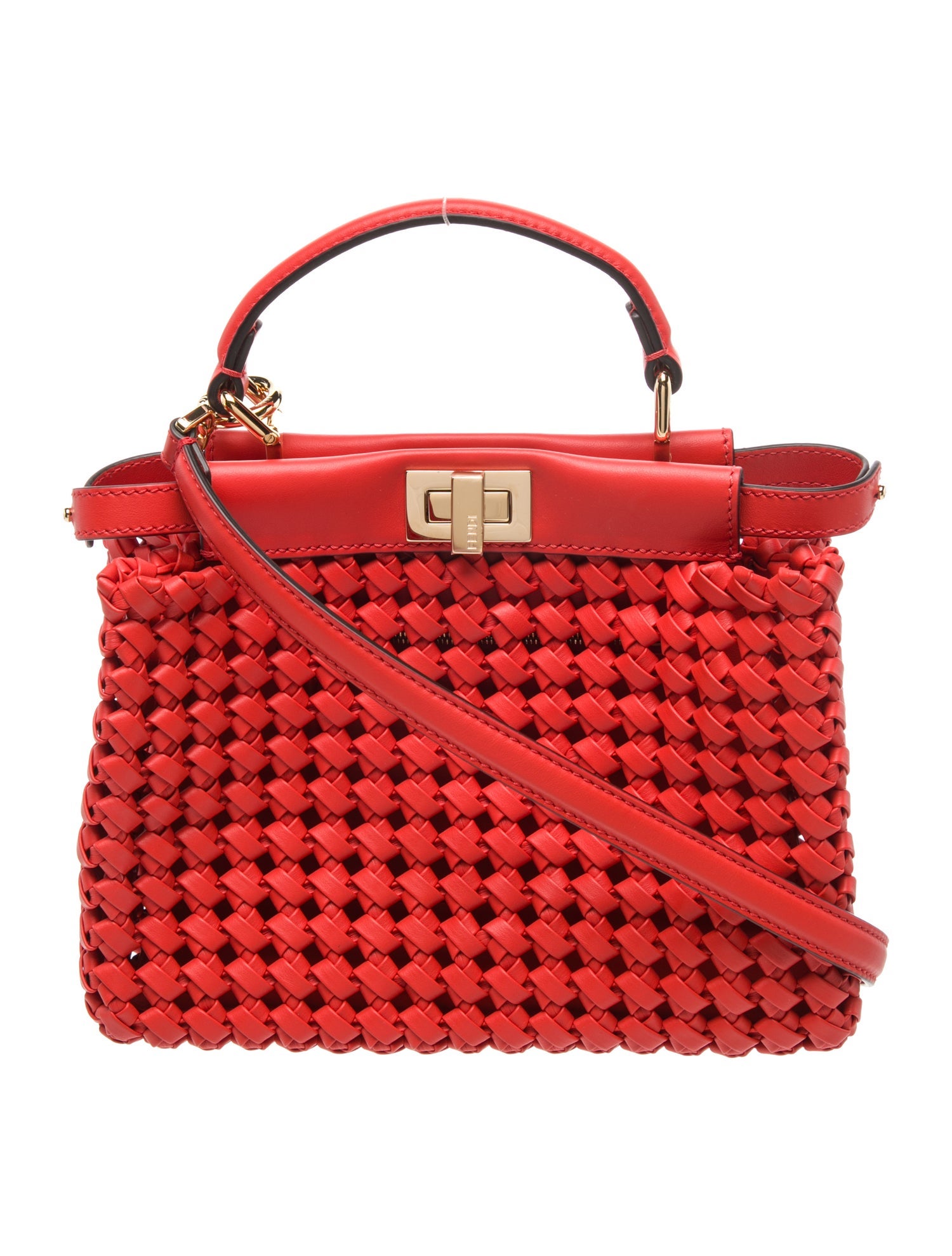 Fendi Leather Peekaboo Mini 2025