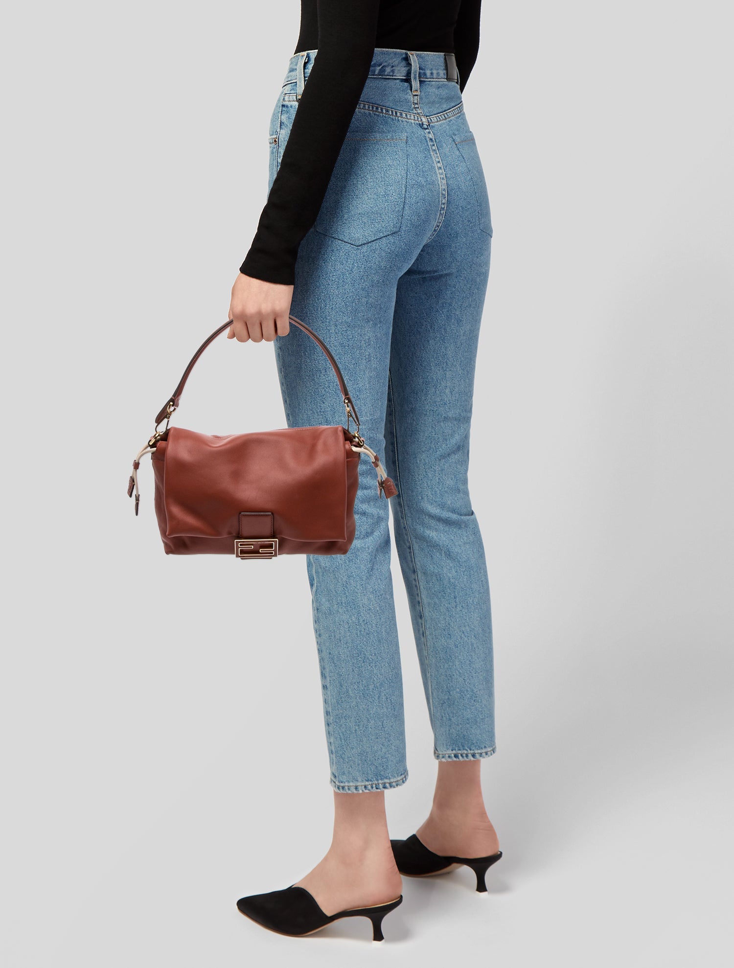 Fendi Zucca FF Mamma Baguette Medium