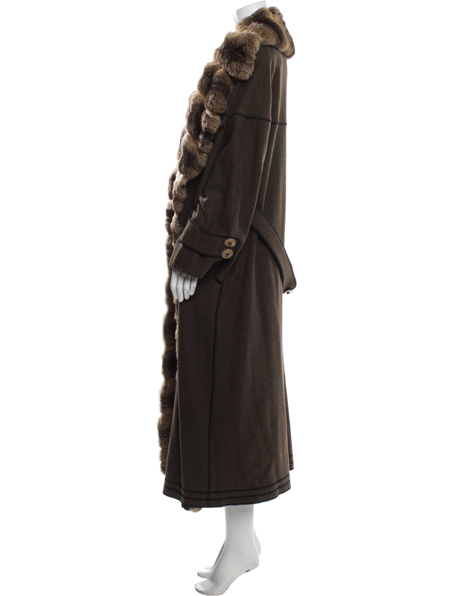 Fendi Vintage 1990's Fur Coat