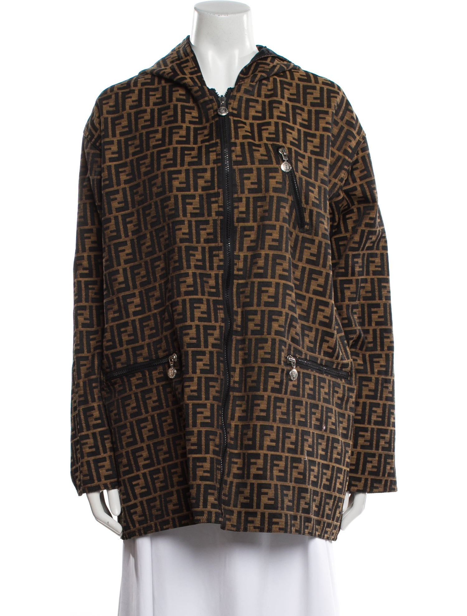 Fendi Plaid Print Jacket