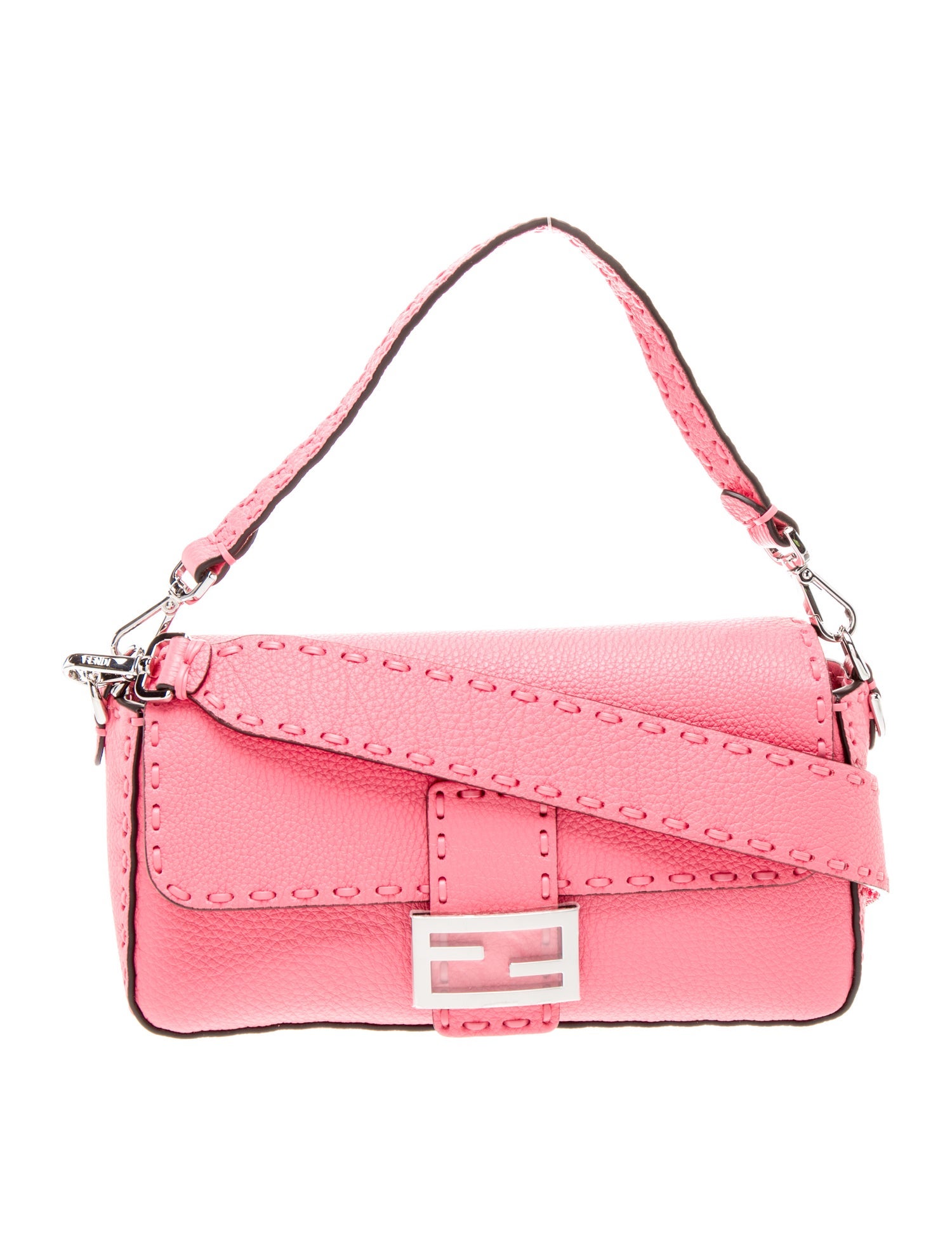 Fendi Leather Baguette