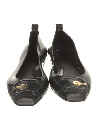 Fendi Patent Leather Ballet Flats