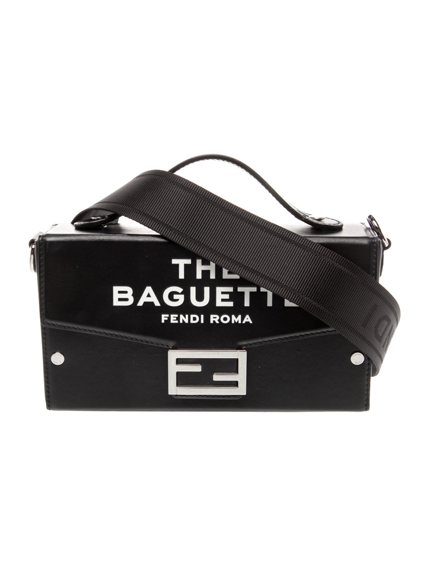 Fendi x Marc Jacobs Zucca FF Soft Trunk Baguette Bag 2023