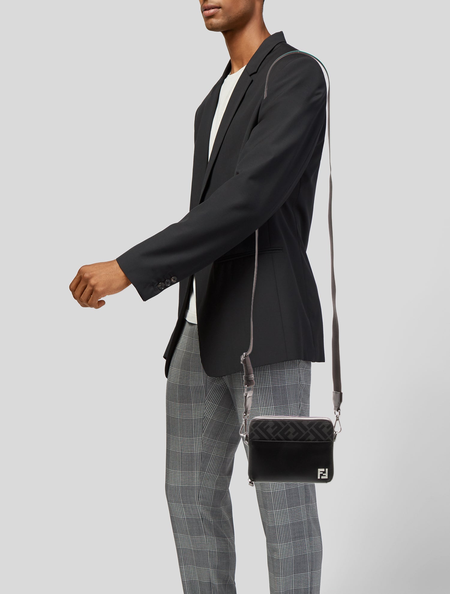 Fendi Leather Messenger Bag