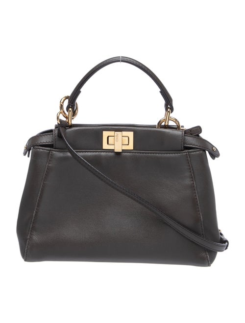 Fendi Leather Peekaboo Mini