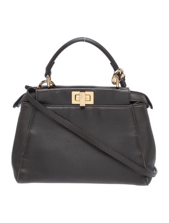 Fendi Leather Peekaboo Mini