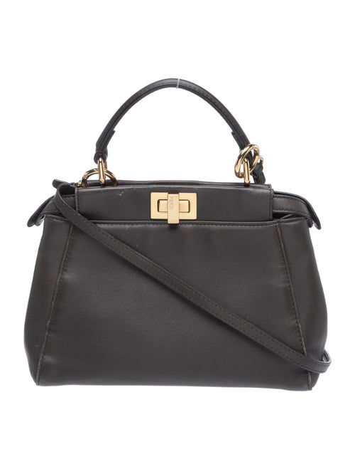 Fendi Leather Peekaboo Mini