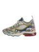 Fendi Leather Printed Chunky Sneakers