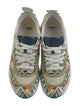 Fendi Leather Printed Chunky Sneakers