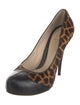 Fendi Ponyhair Animal Print Pumps