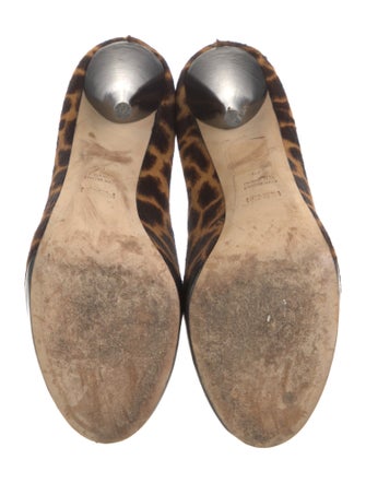 Fendi Ponyhair Animal Print Pumps