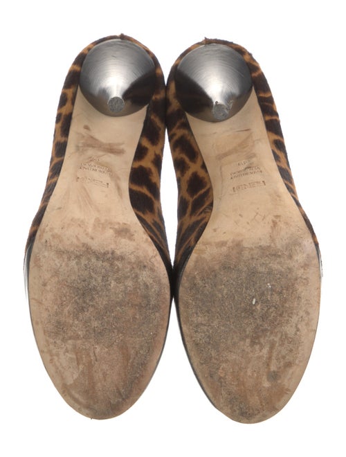 Fendi Ponyhair Animal Print Pumps