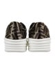 Fendi Zucca FF Logo Leather Sneakers