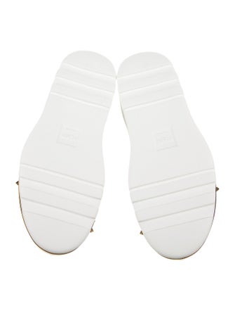 Fendi Zucca FF Logo Leather Sneakers