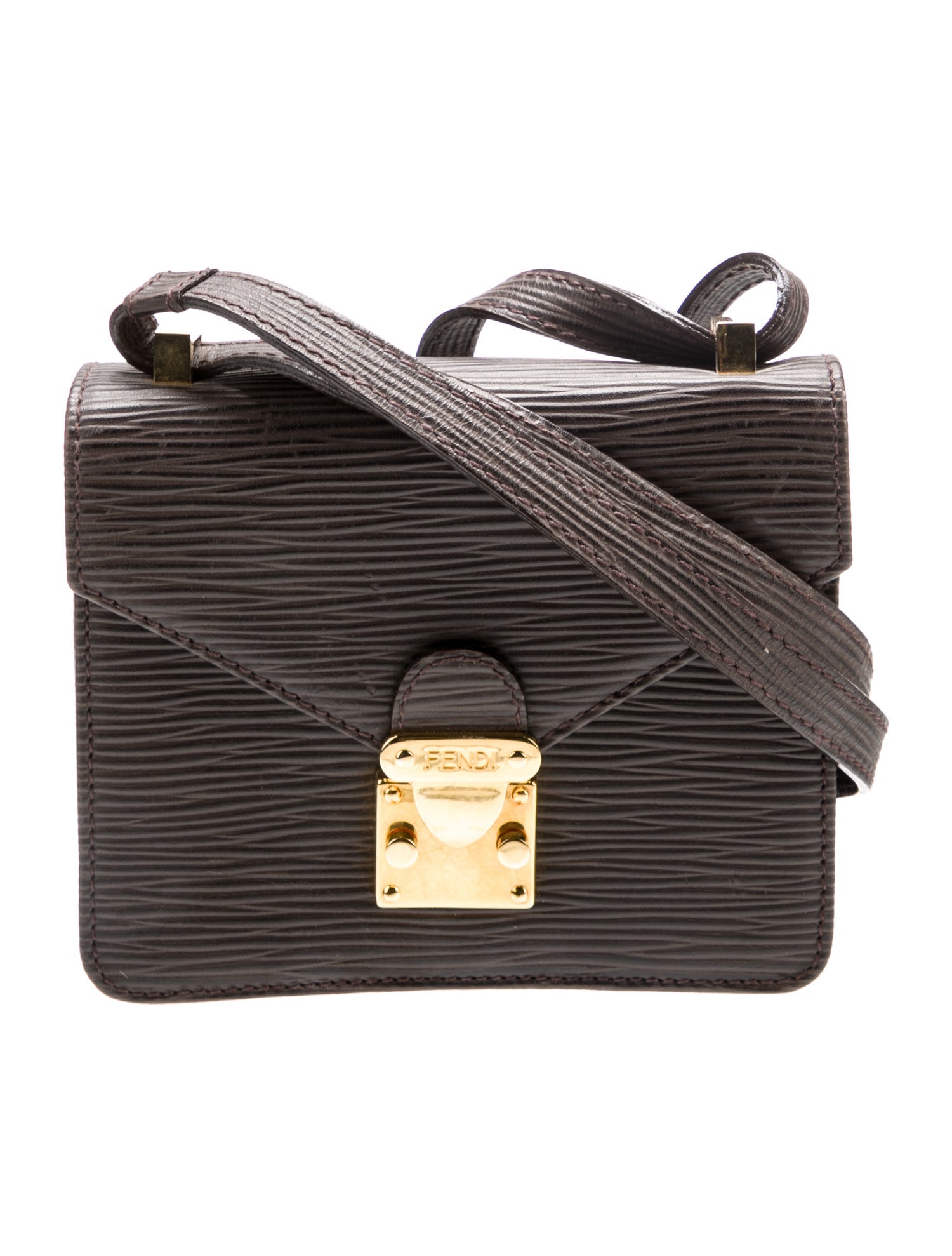 Fendi Leather Messenger Bag