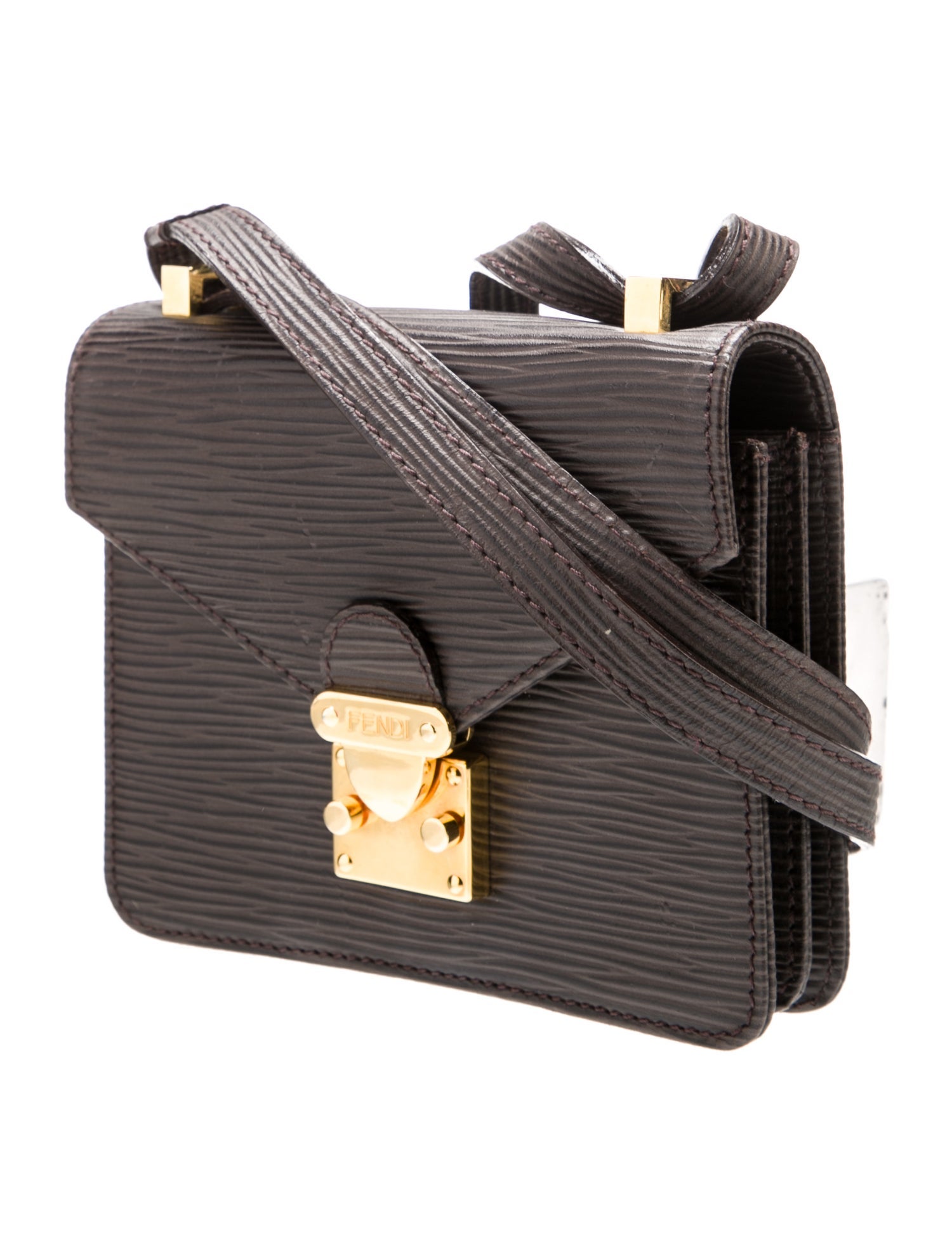 Fendi Leather Messenger Bag