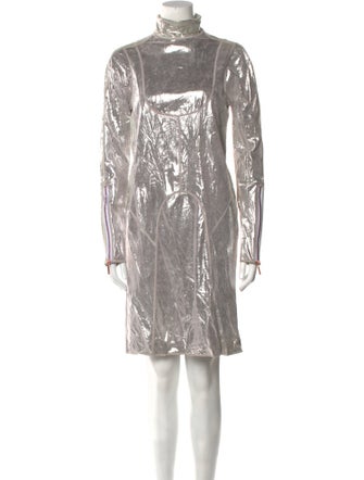 Fendi Turtleneck Midi Length Dress