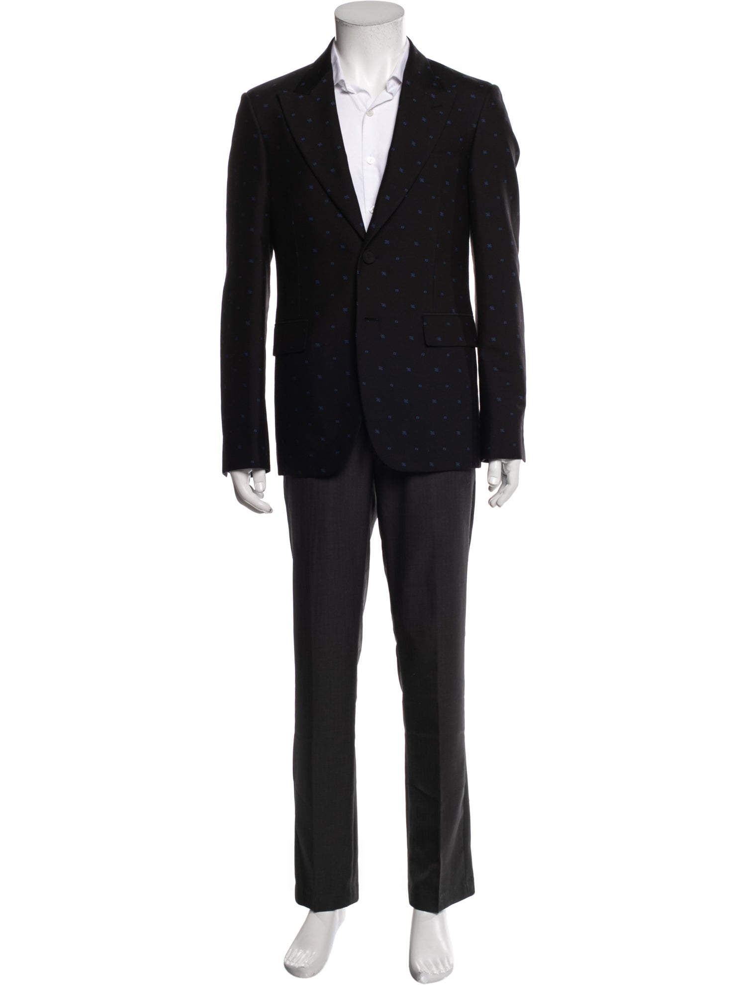 Fendi Zucca FF Logo Wool Blazer