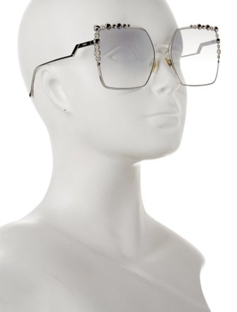 Fendi Square Gradient Sunglasses
