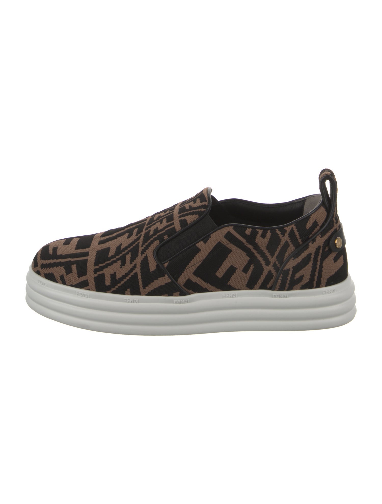 Fendi Zucca FF Logo Printed Sneakers w/ Tags