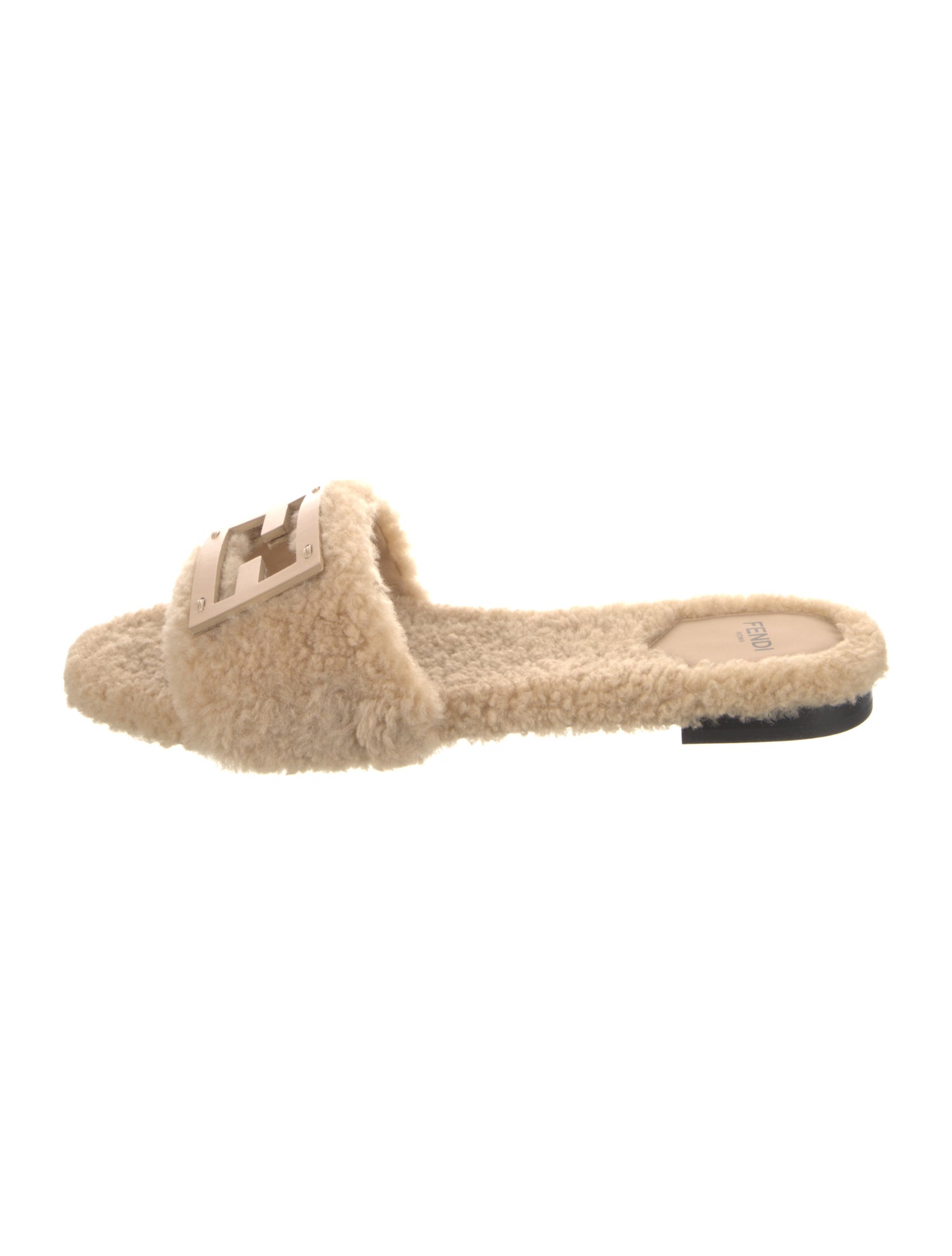 Fendi Shearling Slides w/ Tags